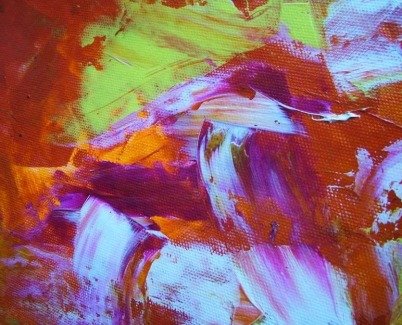 red and gold art