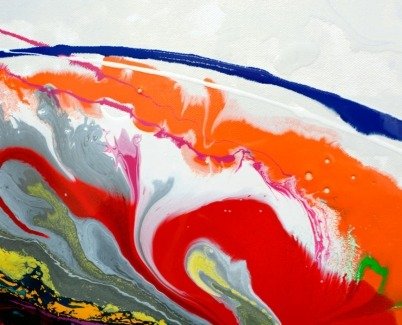 Painting original close up close up shot of my painting