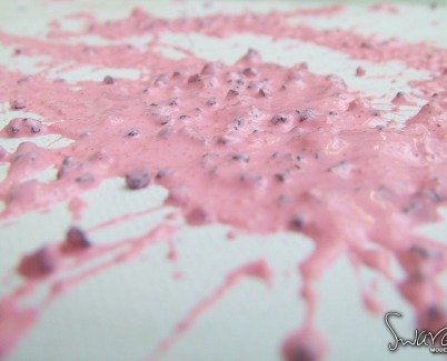 Smoothie made from paint