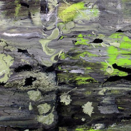 Flecks of lime green paints Flecks of lime green paints