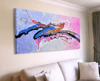 Lilac-and-pink-based-abstract-painting