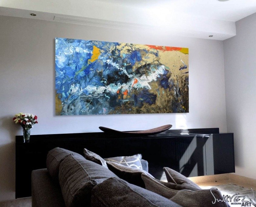 blue-and-gold-painting-in-a-living-room