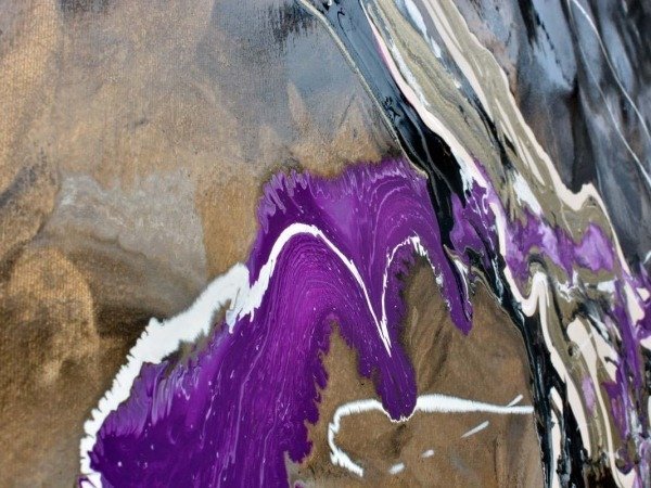 purple enamel paint