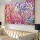 red and silver art called We Shone Like the Sun