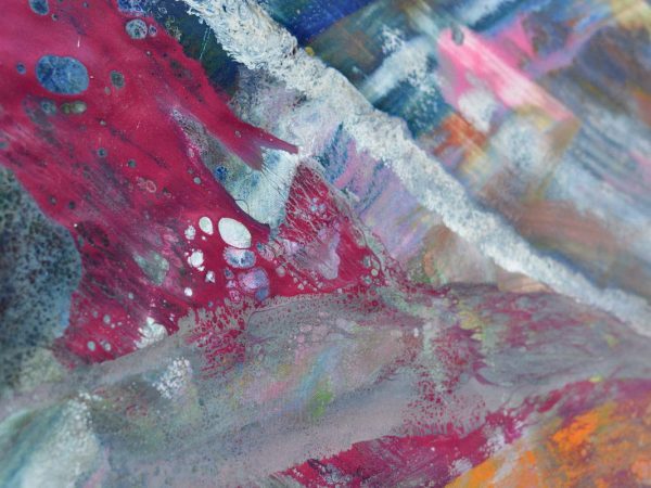 abstract painting details on canvas