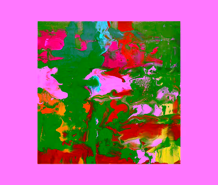 small multi color painting