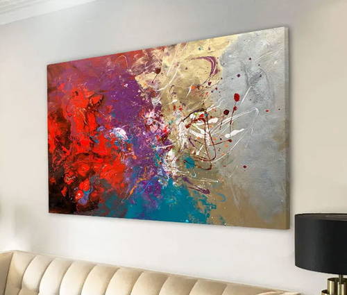 abstract-painting-above-a-sofa