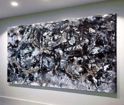 very-large-black-and-gold-painting