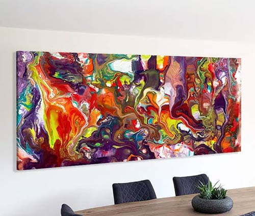 big-art-above-a-dining-table