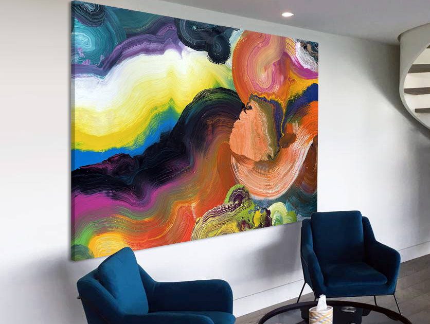 Why Big Walls Need Big Paintings The Power of Abstract Art