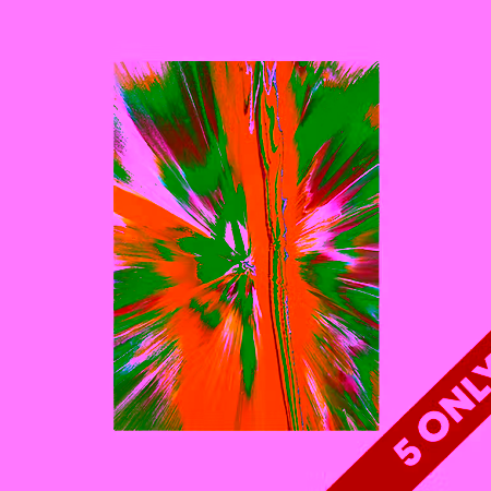 timeshift orange fine art print
