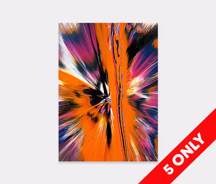 timeshift orange fine art print