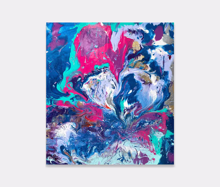blue and pink fluid art painting blue and pink fluid art painting