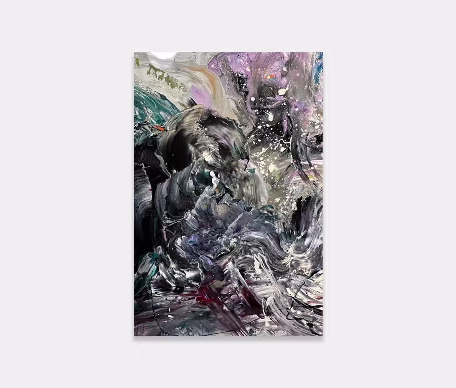 small black and white painting small black and white painting