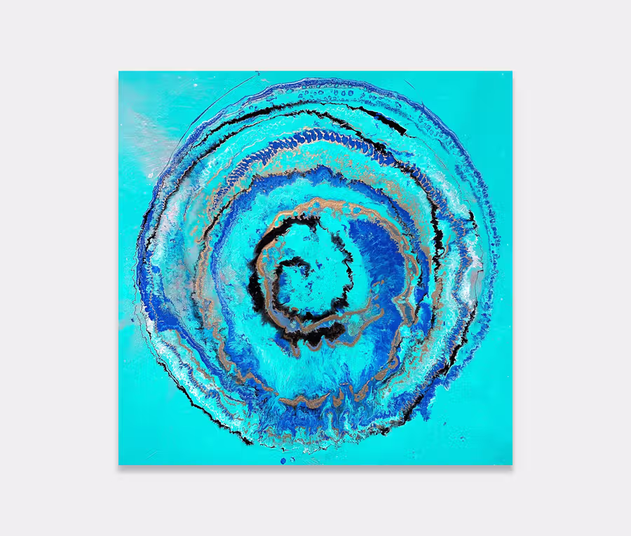 small green abstract art small green abstract art