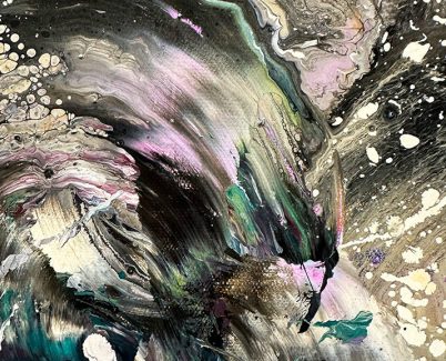 DARK-ENERGY-PRINT-LARGE large abstract art print in black gray and purple