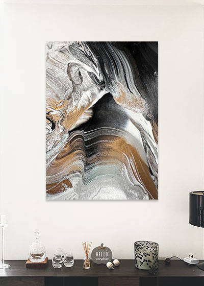 monochrome art print