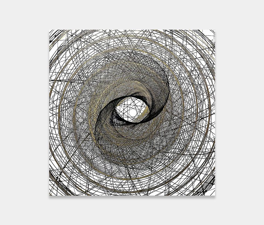large-gold-and-black-spiral-pendulum-painting