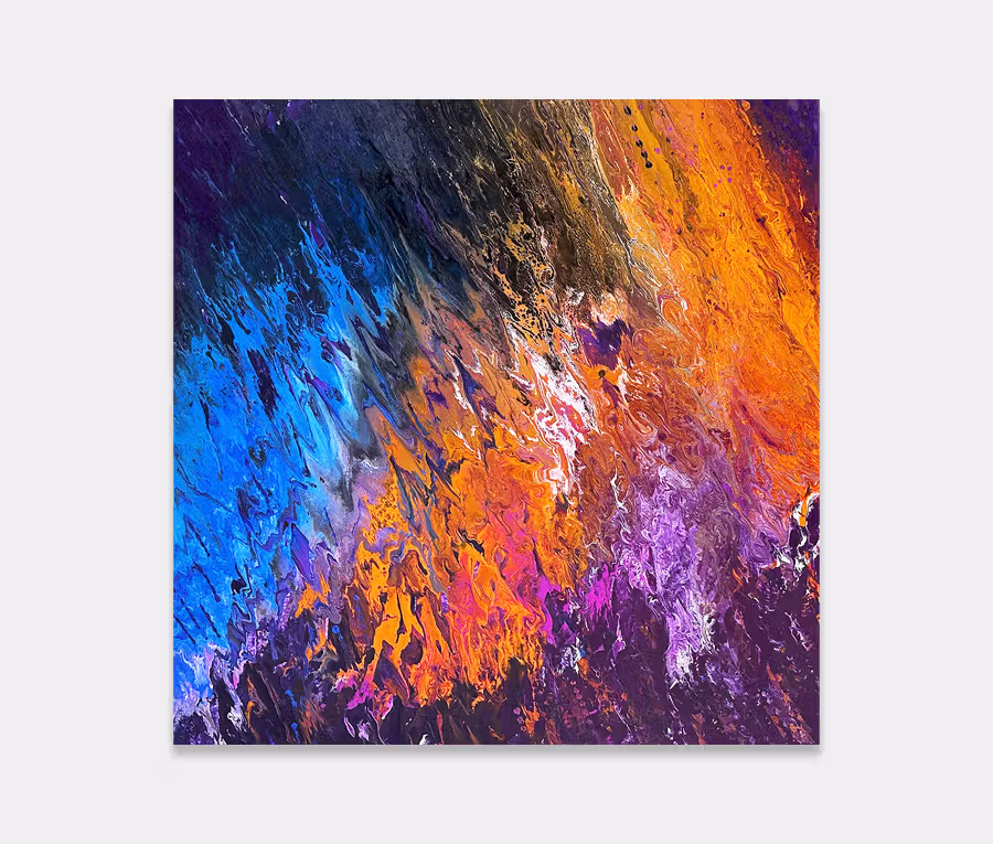 Fire and ice original art