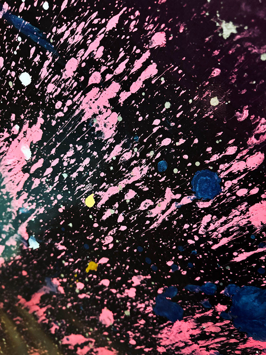 pink enamel paint splatters pink enamel paint splatters